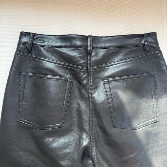 Aritzia Wilfred Wide Leg Melina Leather Pants - Picture 7 of 7